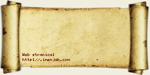 Jana Pribaković vizit kartica